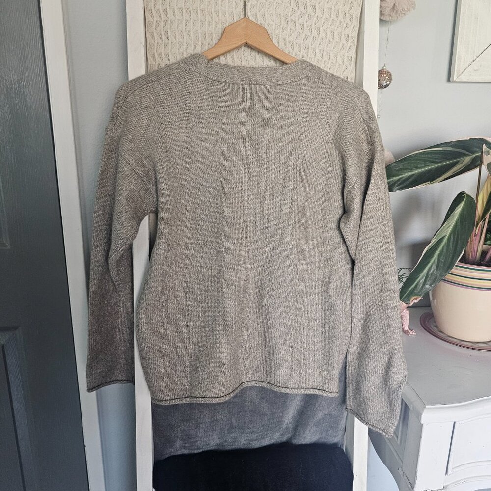 NWT Members Mark V-Neck Cardigan | XS | Light Brown Neutral Button-Up Sweater - Picture 6 of 6